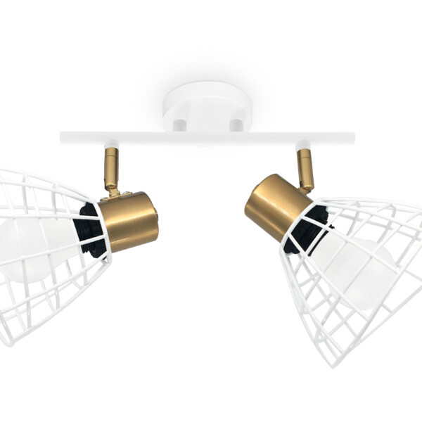 TR8601/2 WH/GD белый/золото E27*2 max 40W 260*154*230
