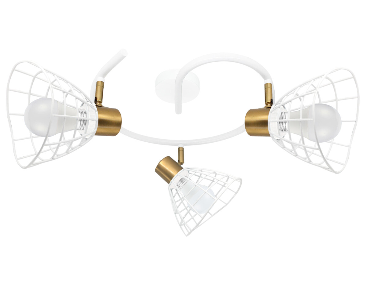 TR8605/3 WH/GD белый/золото E27*3 max 40W D325*230 — изображение 1