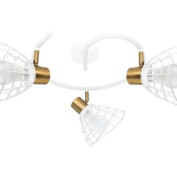 TR8605/3 WH/GD белый/золото E27*3 max 40W D325*230