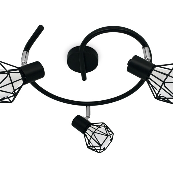 TR8624/3 BK/CH черный/хром E27*3 max 40W D330*175