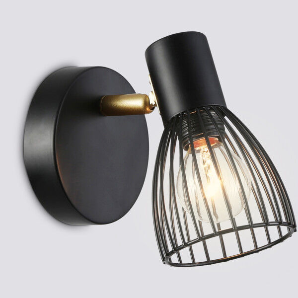 TR8659 BK/GD черный/золото E14 max 60W 160*100*145