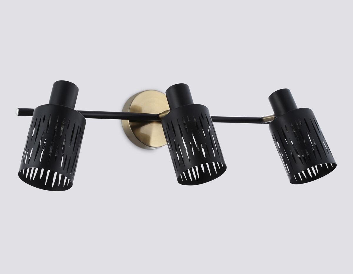 TR8669/3 BK/SB чёрный/бронза E14/3 max 60W 560*100*190 — изображение 2