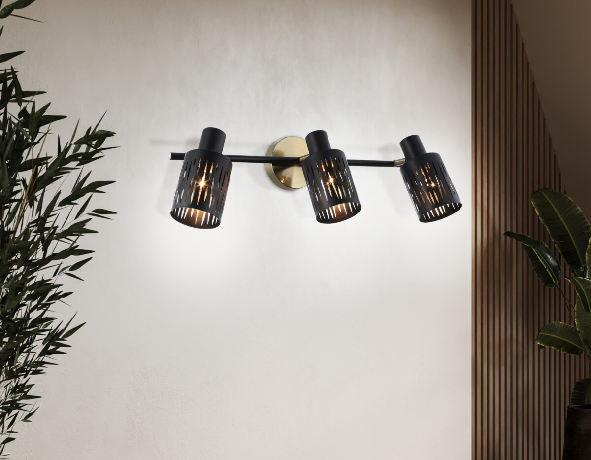 TR8669/3 BK/SB чёрный/бронза E14/3 max 60W 560*100*190 — изображение 4