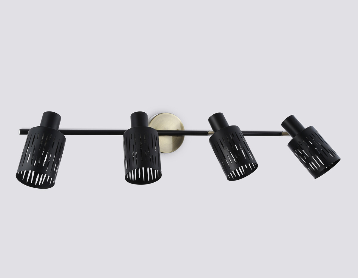 TR8670/4 BK/SB чёрный/бронза E14/4 max 60W 760*100*190 — изображение 2