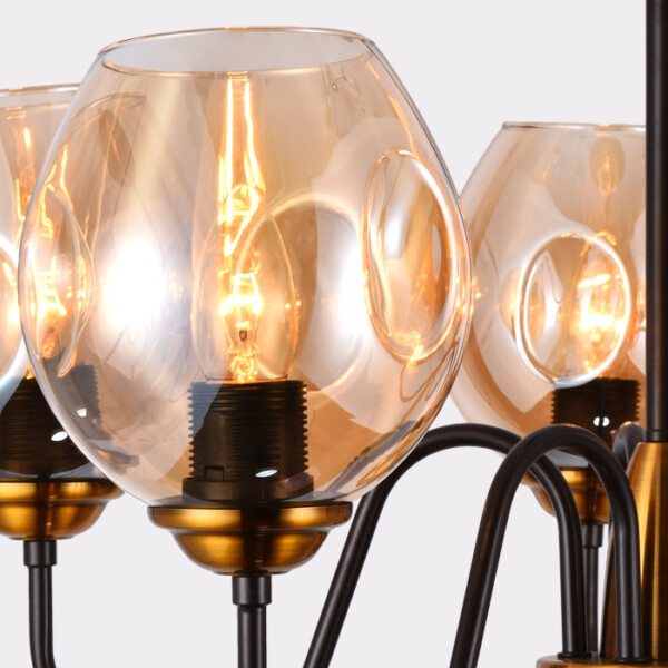 TR9057/5 DCF/TI темный кофе/янтарь E27 max 40W D650*572