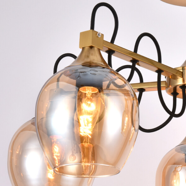 TR9061/5 SB/TI бронза/янтарь E27 max 40W D620*380