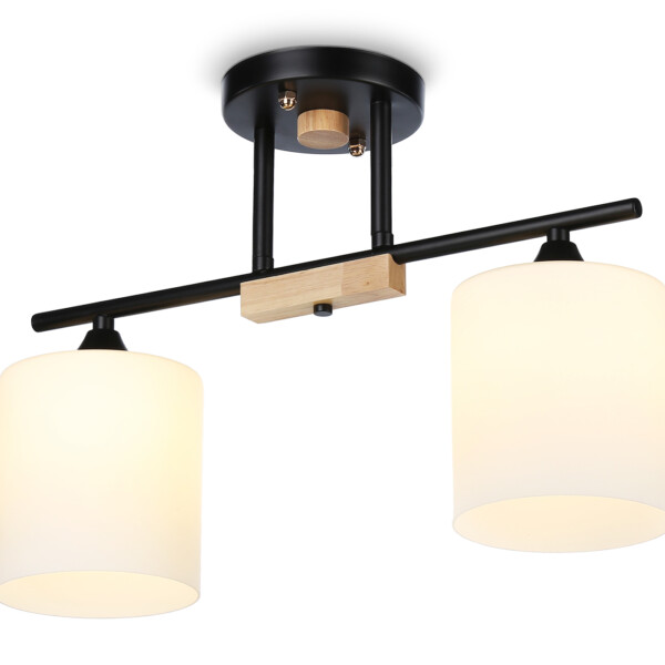 TR9543/2 BK/FR черный/белый матовый E27/2 max 40W 435*120*280