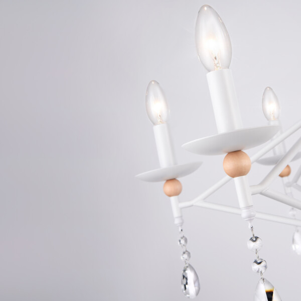 TR9596/6 WH белый E14/6 max 40W D660*880