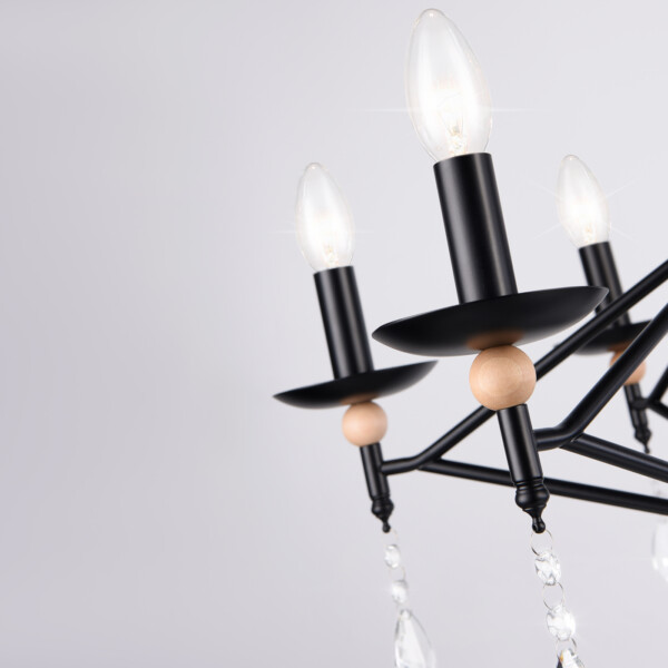 TR9597/6 BK черный E14/6 max 40W D660*880