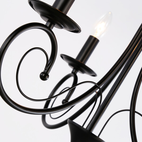 TR9606/3 BK черный E14/3 max 40W D560*650