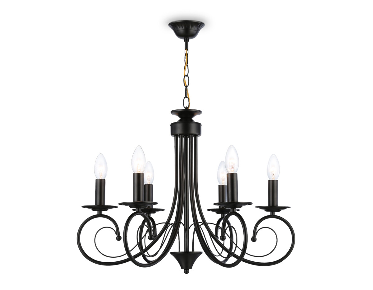 TR9612/6 BK черный E14/6 max 40W D560*650 — изображение 2