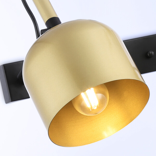 TR97106/2 GD/BK золото/черный E27*2 max 40W D130*223*273