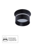 A2164PL-1BK Светильник потолочный встраиваемый IMAI для MR16 60x71мм черный IP20 монтаж Ø68мм