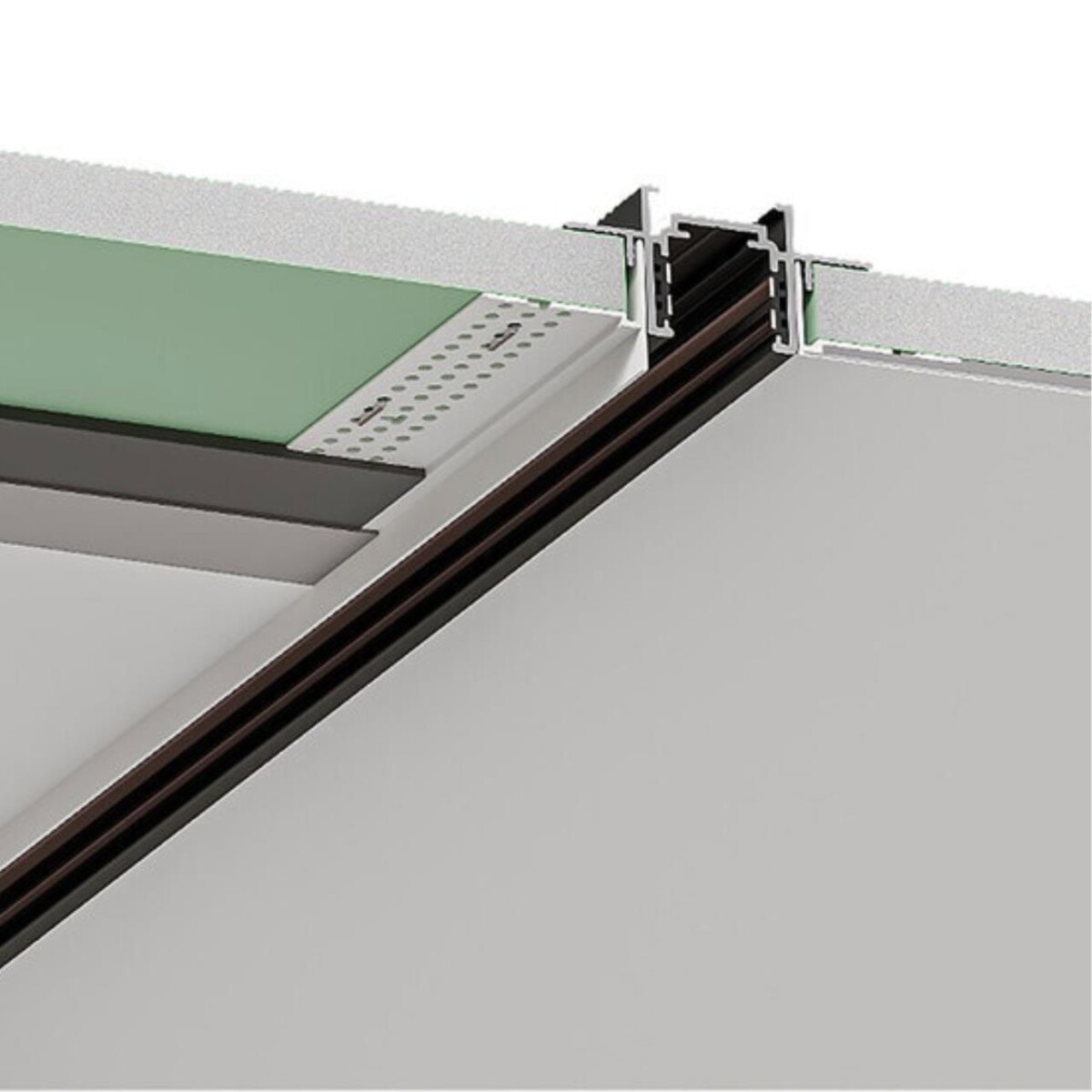 A730333 ШИНОПРОВОД ВСТРАИВАЕМЫЙ МАГНИТНЫЙ (ТРЕК) под ГКЛ 3M OPTIMA белый — изображение 2