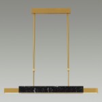 4361/25L MIDCENT ODL24 000 черный мрамор/антич. бронза/металл/акрил Подвесной светильник IP20 LED 25W 3000K 220V MARMI — изображение 5