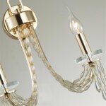 5063/2W CLASSIC ODL24 625 золото/прозрачный/металл/хрусталь Бра E14 2*40W CAPEL — изображение 3