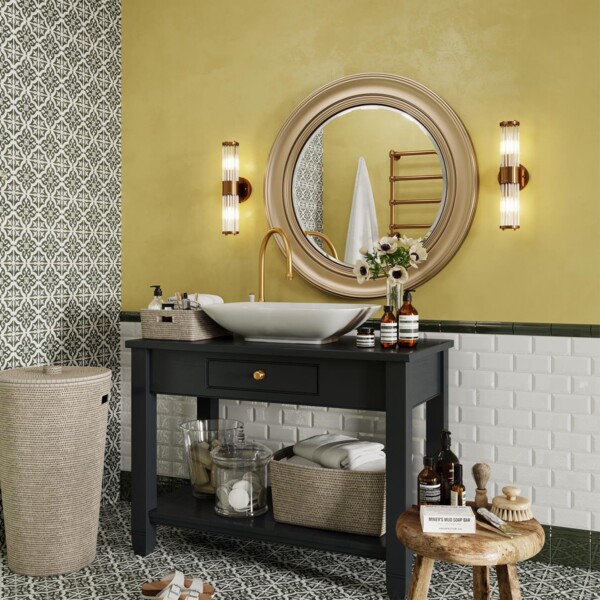 4946/2W DROPS ODL22 507 бронзовый/прозрачный/стекло Настенный светильник с выкл. E14 1*40W IP44 KEPA