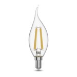 104801211 Лампа Gauss Filament Свеча на ветру 11W 830lm 4100К Е14 LED 1/10/50 — изображение 2