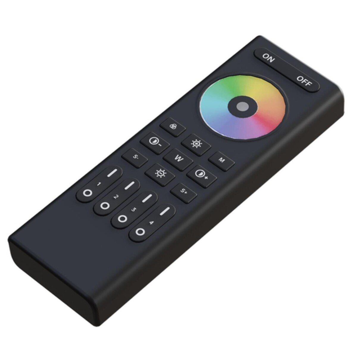 A70RC-04CH-BK Пульт управления SMART для четырехканального контроллера 3В (2*AAA) 4 зоны управления  макс 20м RF 2,4ГГц IP20 — изображение 1