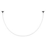 4391/40CL HIGHTECH ODL24 301 черный/металл/канат Потолочный св-к встраиваемый (2 крепления и крючок в комплекте) IP20 LED 40W 1580Лм 4000K CORDA — изображение 5