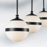 813117 Подвес GLOBO 1х40W E14 черный/белый — изображение 3