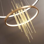 3901/63L L-VISION ODL20 521 золотистый/стекло/металл Подвесной светильник LED 4000K 63W 220V MONICA — изображение 2