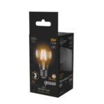 102802108 Лампа Gauss Filament А60 8W 740lm 2700К Е27 LED 1/10/40 — изображение 4