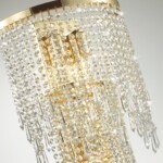 5028/3W MODERN ODL23 621 золотой/прозрачный металл/хрусталь Бра E14 3*40W CHOKKA — изображение 4