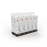 34116 Лампа Gauss Elementary Свеча на ветру 6W 420lm 3000K Е14 LED 1/10/50 — изображение 5