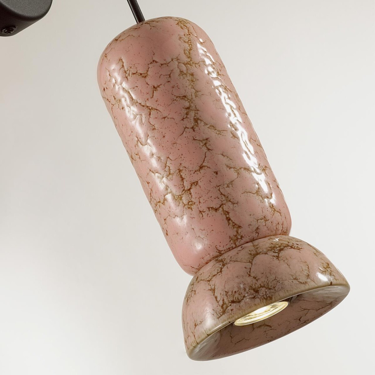 5054/1WC PENDANT ODL24 379 черный/розовый/коричн./металл/керамика Бра GU10 LED 4W KERAMA — изображение 3