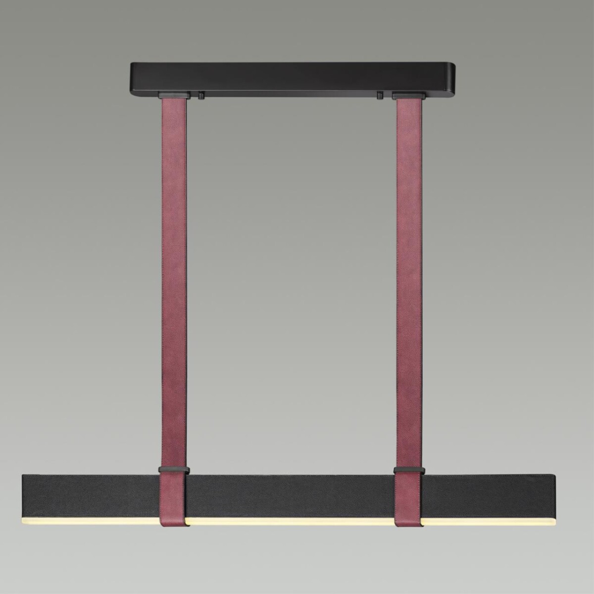 6629/25L HIGHTECH ODL24 000 металл/экокожа/ткань/акрил бордовый/черный Подвесной светильник IP20 LED 25W 3000K 220V VINCENT — изображение 5