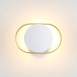 4246/7WW HIGHTECH ODL21 000 бел/золотист/металл Настенный светильник IP20 LED 7W 560Лм 3000K MONDY — изображение 3