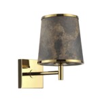 5064/1W MODERN ODL24 203 античн.бронза/серо-беж./металл/натур.камен."шпон" Бра E27 LED 1*5W BERGI — изображение 6