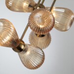 5402/6 MODERN ODL_EX23 000 золотой/янтарный/металл/стекло Подвес E14 6*40W ELICA — изображение 4