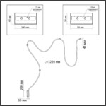 4397/30CL HIGHTECH ODL23 299 ант.бронза/металл/канат Настенно-потолочный св-к накладной (3 крепления в комплекте) IP20 LED 30W 1185Лм 3000K CORDA — изображение 3