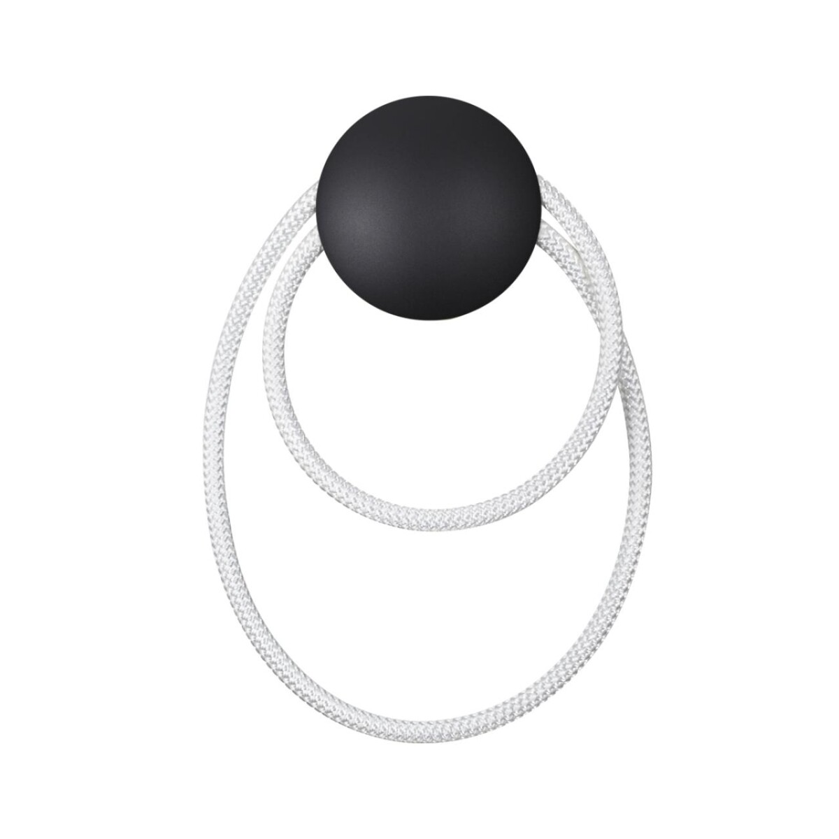 4398/20WL HIGHTECH ODL23 000 черный/металл/канат Настенный св-к IP20 LED 20W 3000K CORDA — изображение 1