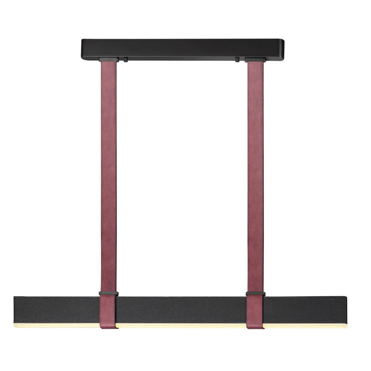 6629/25L HIGHTECH ODL24 000 металл/экокожа/ткань/акрил бордовый/черный Подвесной светильник IP20 LED 25W 3000K 220V VINCENT — изображение 4