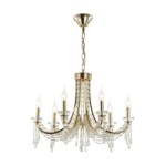 5063/6 CLASSIC ODL24 625 золото/прозрачный/металл/хрусталь Люстра E14 6*40W CAPEL — изображение 3