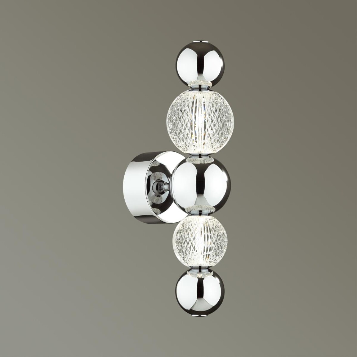 5007/7WL L-VISION ODL23 573 хром/прозрачный/металл/акрил Бра LED 7W 4000K 380Лм CRYSTAL — изображение 3