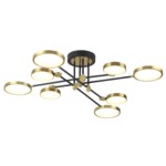 4320/75CL MIDCENT ODL22 305 металл/черный с бронзой Потолочный светильник IP20 LED 65W 2677Лм DENZEL — изображение 3