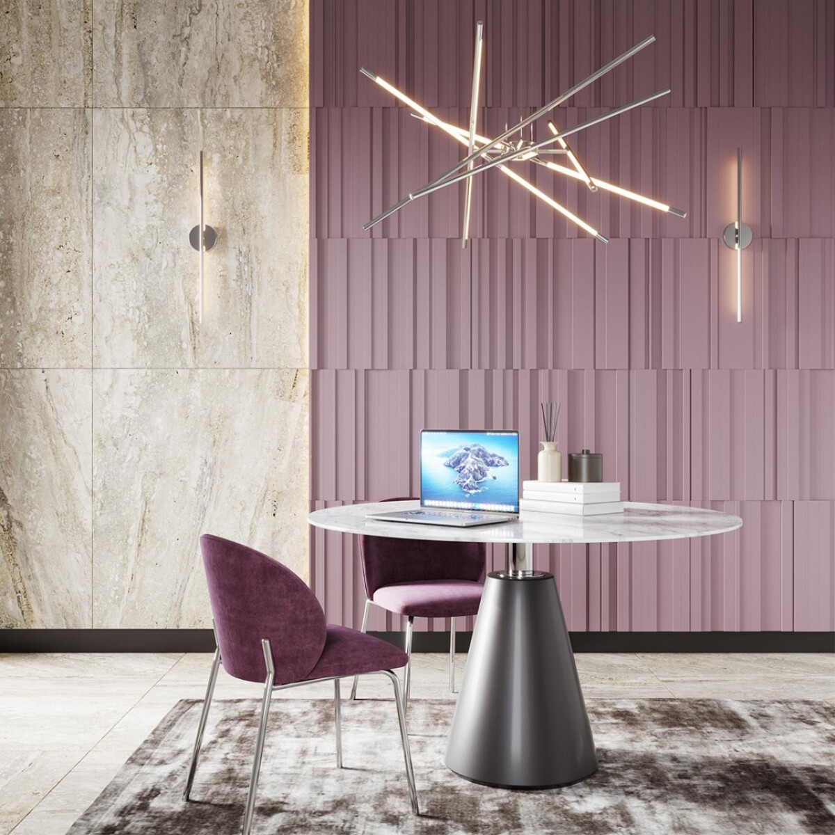 4323/12WL HIGHTECH ODL22 483 металл/хром полированный Настенный светильник поворотный 360° IP20 LED 12W 645Лм 3000K FUERTE — изображение 1