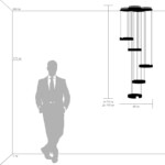 763439 Подвес UNITARIO 46W LED 5060LM СЕРЕБРО МАТОВЫЙ 3000K — изображение 2
