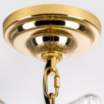 799122 Люстра RETRO 12х8W (led) E14 ЗОЛОТО/ПРОЗРАЧНЫЙ — изображение 9