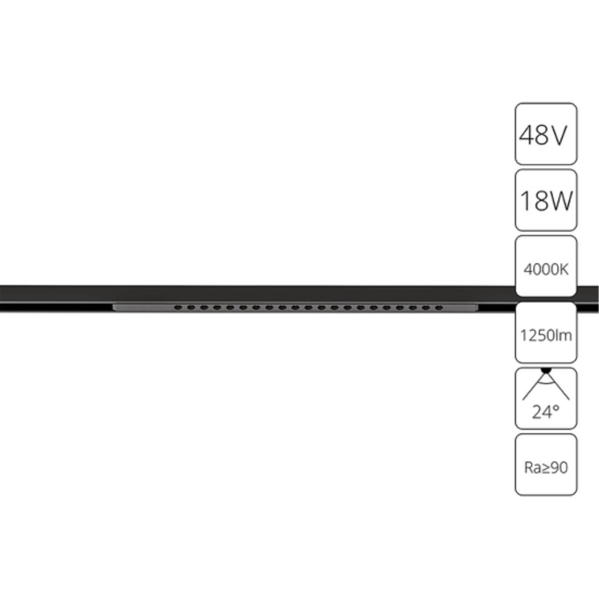 c698730d9cfbaef3c44dd6bd2931a7b6 A7267PL-1BK СВЕТИЛЬНИК ПОТОЛОЧНЫЙ OPTIMA 48В 18Вт 1250Лм 4000К 90+ 24° — изображение 1