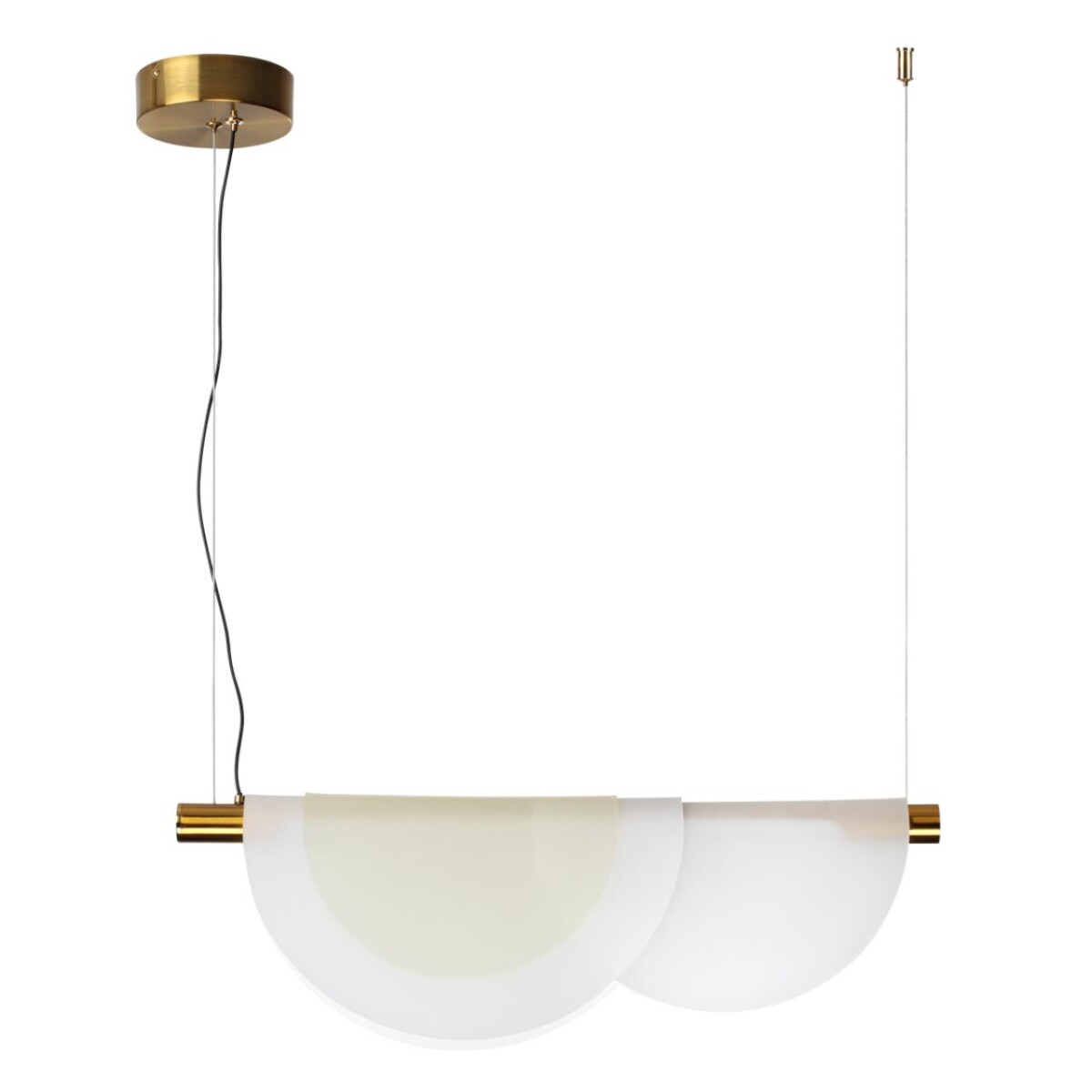 4358/20L MIDCENT ODL23 000 античная бронза/акрил белый матовый/янтарный Подвесной св-к IP20 LED 20W 1208Лм 3000K COLLE — изображение 1