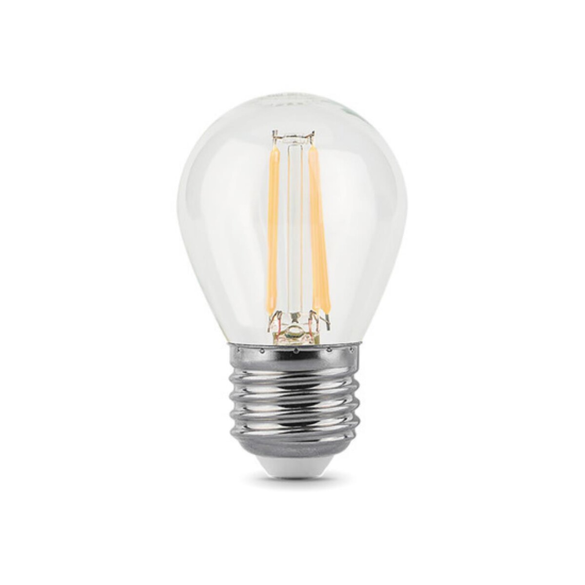 105802207 Лампа Gauss LED Filament Шар E27 7W 580lm 4100K 1/10/50 — изображение 2