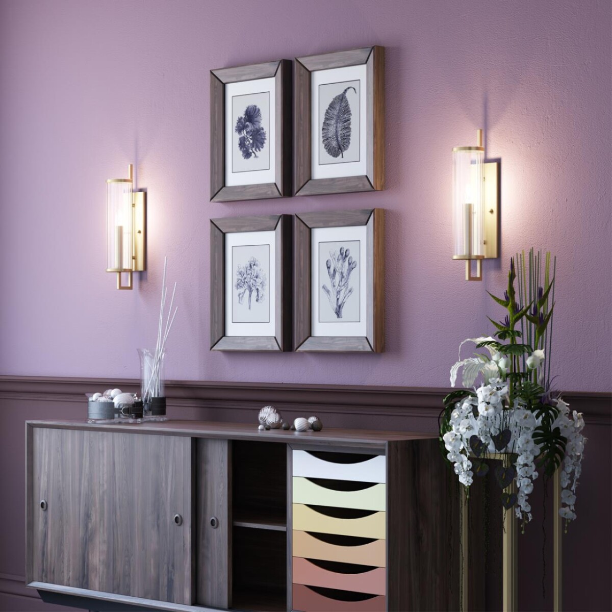 cfbcd0d074007c7bf30fd42e83aaf2a1 4655/1W COUNTRY ODL20 000 золотой/прозрачный Бра E14 60W 220V RENA — изображение 1