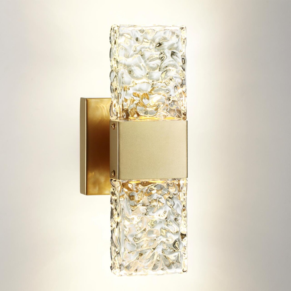 4364/5WL HIGHTECH ODL23 433 матовое золото/металл/стекло Настенный св-к IP20 LED 10W 612Лм 3000K RICCI — изображение 2