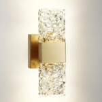 4364/5WL HIGHTECH ODL23 433 матовое золото/металл/стекло Настенный св-к IP20 LED 10W 612Лм 3000K RICCI — изображение 2