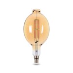 151802008 Лампа Gauss Filament BT180 8W 780lm 2400К Е27 golden straight LED 1/6 — изображение 2